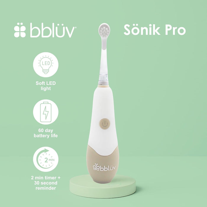 bbluv - Sonik Pro Toothbrush for Children - Rechargeable with LED lights