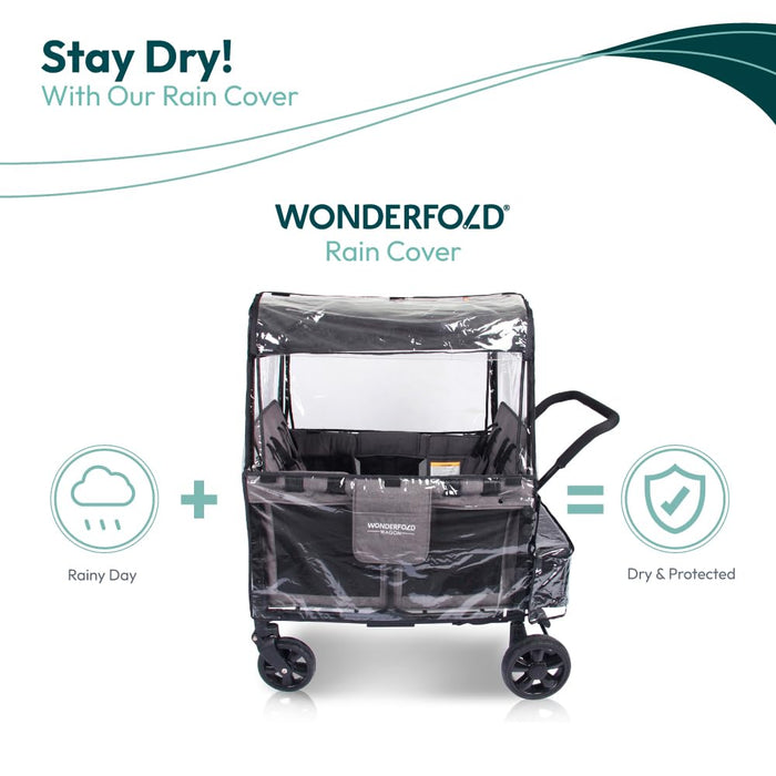 Wonderfold Clear Rain Cover for W4 Luxe/Elite Wagon