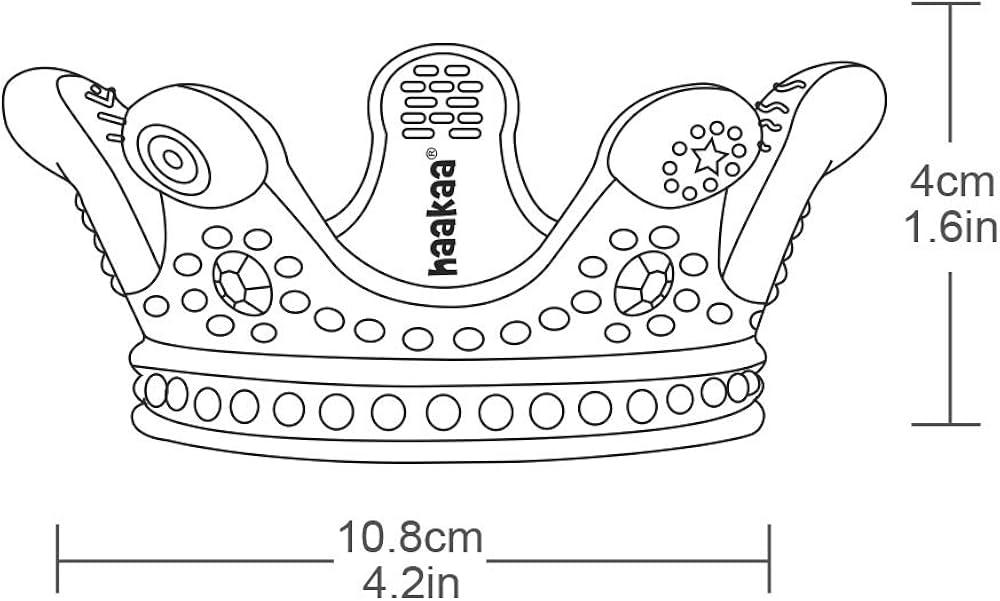 Haakaa Silicone Baby Crown Teether Toy