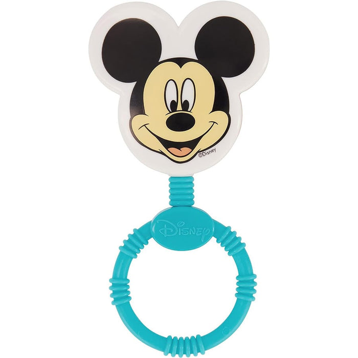 Ensemble de hochet et anneau de dentition étoile Mickey Mouse de Disney pour bébé - Bleu