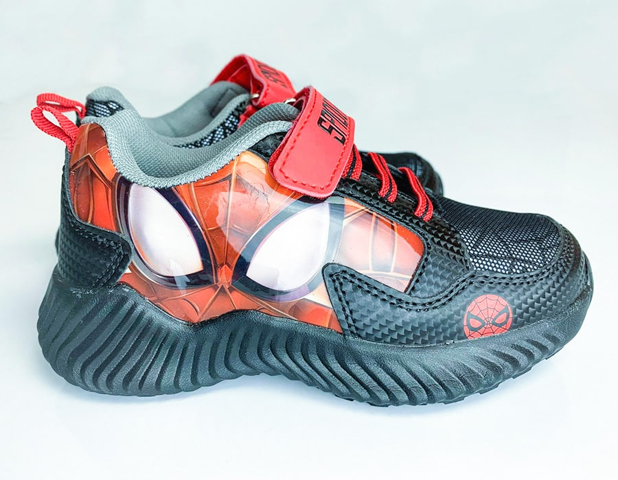 Kids Shoes Spiderman Junior Boys Light-Up Sports Athletic Shoes