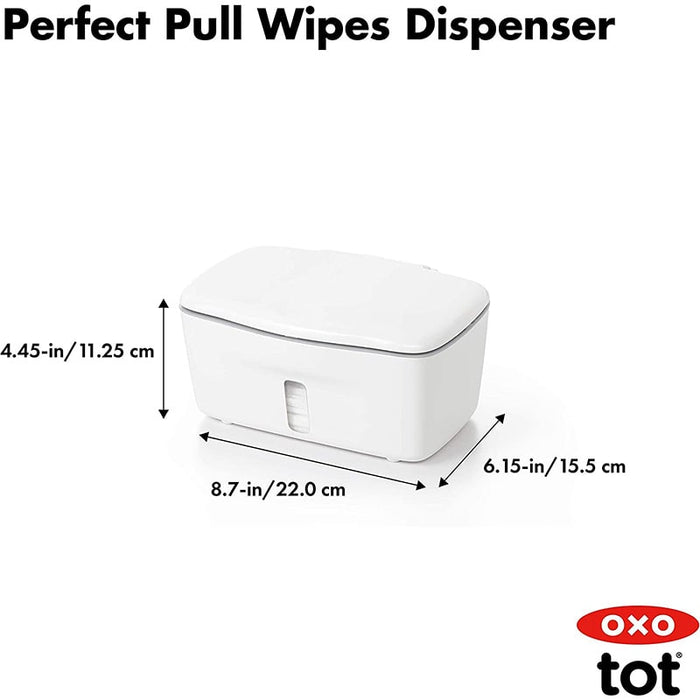 Oxo Tot PerfectPull Baby Wipes Dispenser - Grey