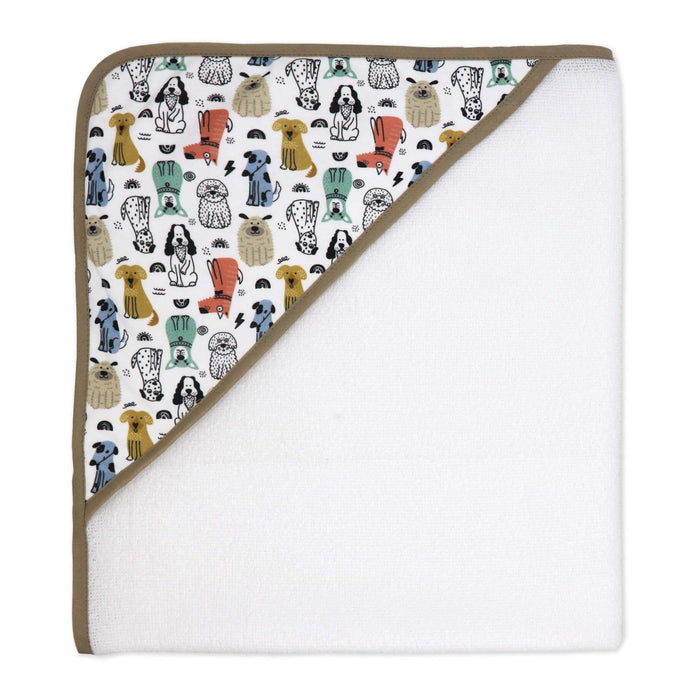 Rose Textiles 6pc Bath Set - 3 Hooded Towels w/ 3 Washcloths