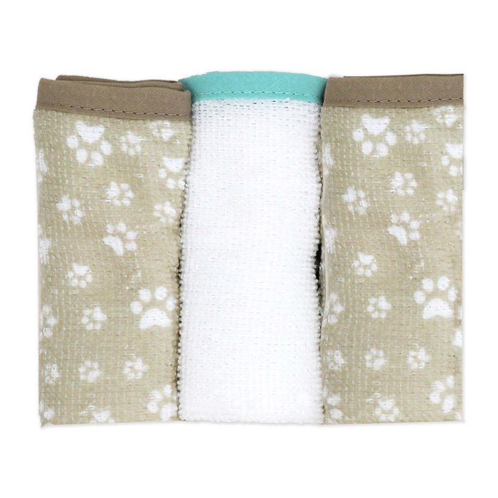 Rose Textiles 6pc Bath Set - 3 Hooded Towels w/ 3 Washcloths