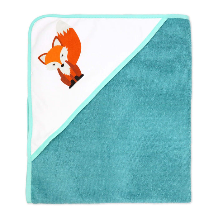 Rose Textiles 6pc Bath Set - 3 Hooded Towels w/ 3 Washcloths