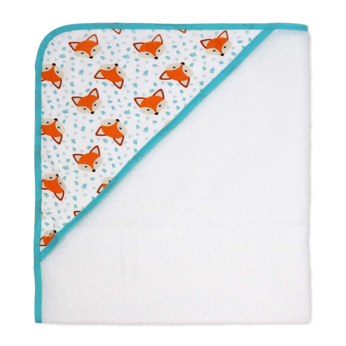 Rose Textiles 6pc Bath Set - 3 Hooded Towels w/ 3 Washcloths