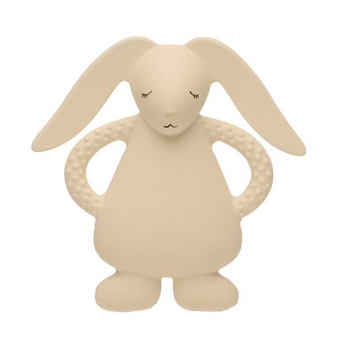 Moonie Bunny Natural Rubber Baby Teether Toy