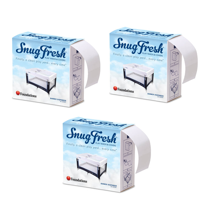 Rubans pour parc SnugFresh® de Foundations - 3 distributeurs (50 rubans par distributeur)