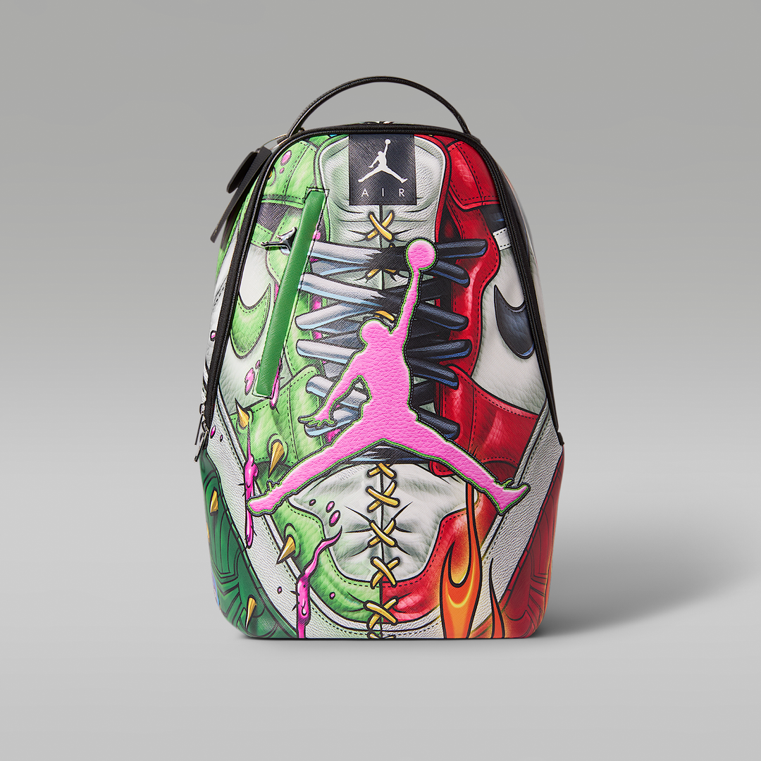 Jordan 6 Rings Sole Tread backpack Black 02