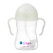 b.box BPA free sippy cup with white handles and lid shown on a white background.