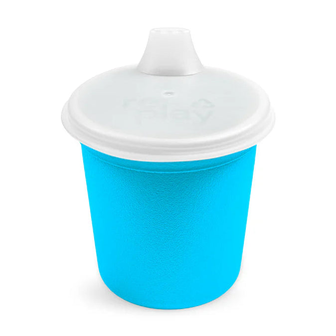 Re-Play Recycled Plastic Assembled Tiny Tumbler with Lid - 6oz/175ml