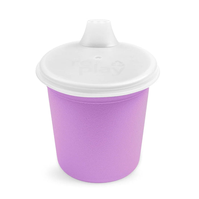 Re-Play Recycled Plastic Assembled Tiny Tumbler with Lid - 6oz/175ml