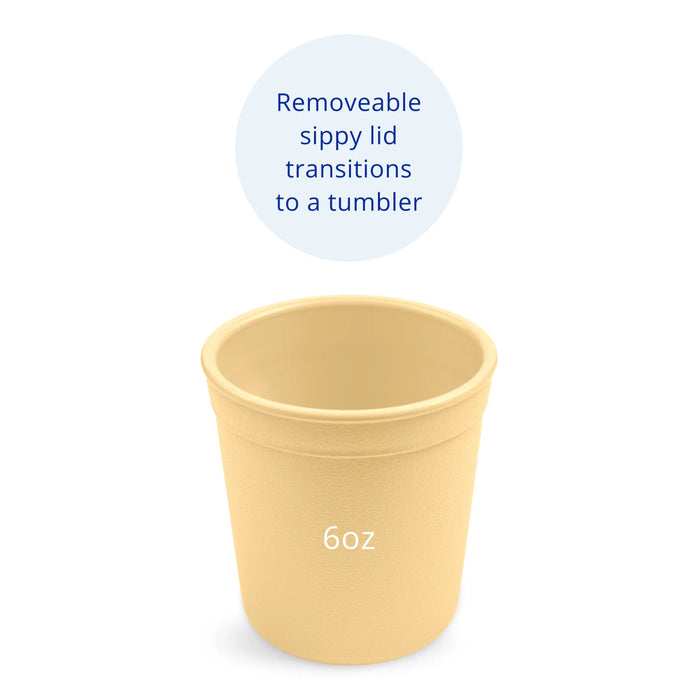 Re-Play Recycled Plastic Assembled Tiny Tumbler with Lid - 6oz/175ml