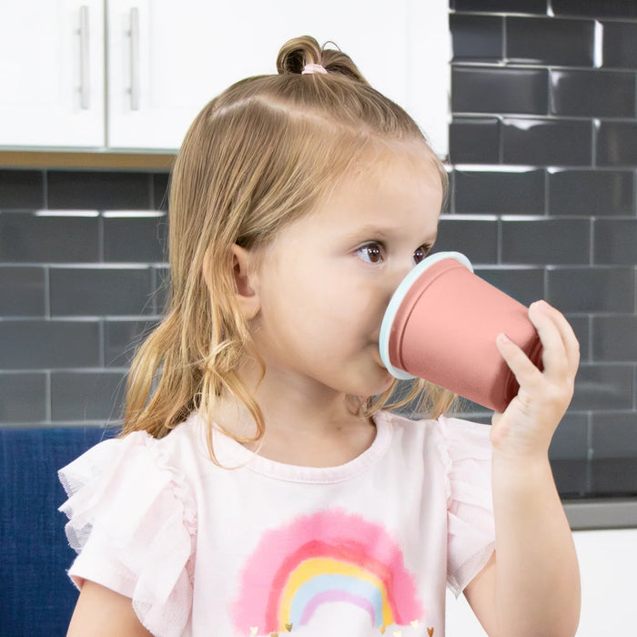 Re-Play Recycled Plastic Assembled Tiny Tumbler with Lid - 6oz/175ml