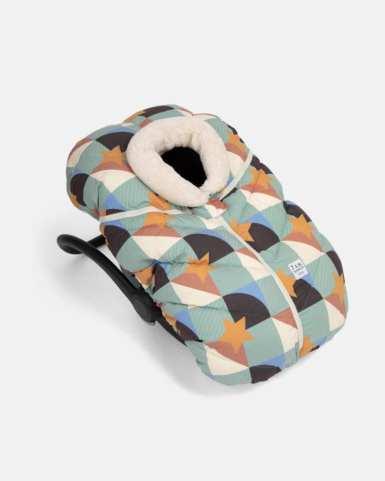 7 A.M.® - 7 A.M. Car Seat Cocoon - Benji Prints Sherpa Cover