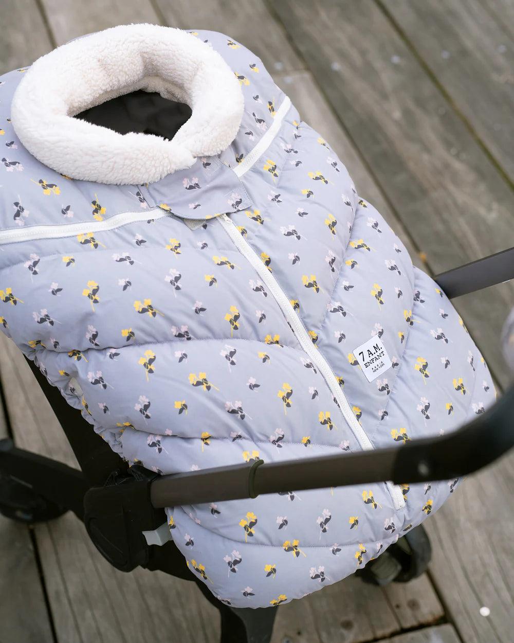 7 A.M.® - 7 A.M. Car Seat Cocoon - Benji Prints Sherpa Cover