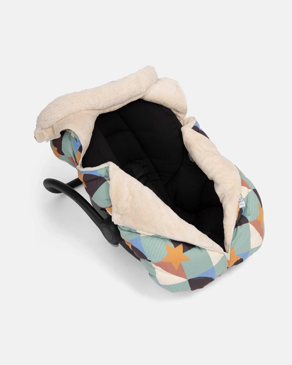 7 A.M.® - 7 A.M. Car Seat Cocoon - Benji Prints Sherpa Cover