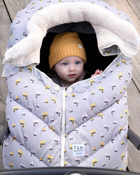 7 A.M.® - 7 A.M. Car Seat Cocoon - Benji Prints Sherpa Cover