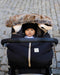 7 A.M.® - 7 A.M Car Seat Cocoon-Tundra - Black Faux Fur