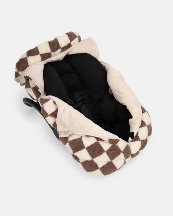 7 A.M.® - 7 A.M. Car Seat Cover & Stroller Cocoon - Checker Berber