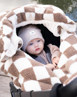 7 A.M.® - 7 A.M. Car Seat Cover & Stroller Cocoon - Checker Berber