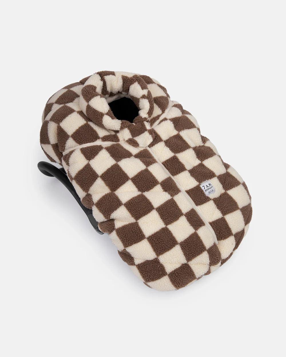 7 A.M.® - 7 A.M. Car Seat Cover & Stroller Cocoon - Checker Berber
