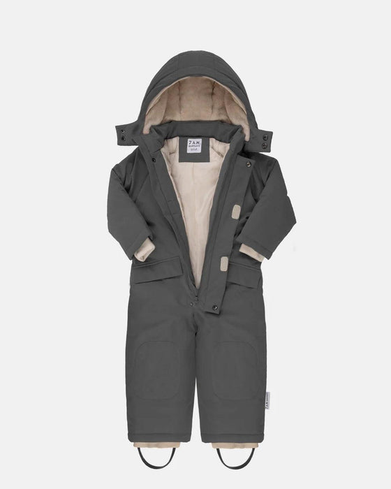 7 A.M.® - 7 A.M. Toddlers & Kids Snow Jumpsuit - Benji Plush - Smokey