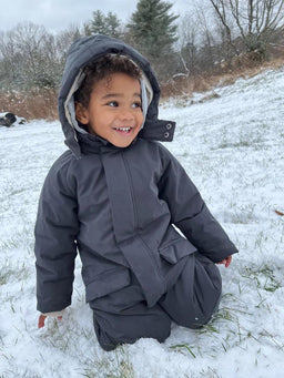 7 A.M.® - 7 A.M. Toddlers & Kids Snow Jumpsuit - Benji Plush - Smokey