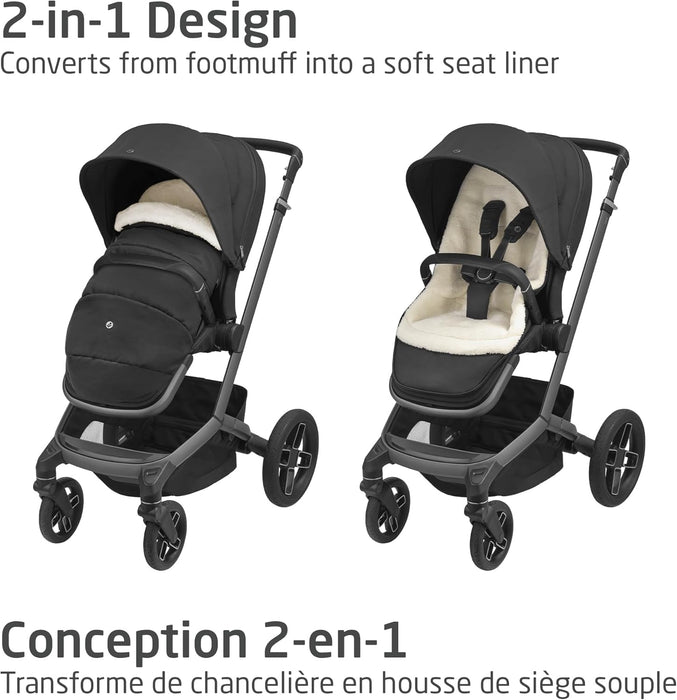 Maxi Cosi 2-in-1 Winter Footmuff – Sherpa Lined