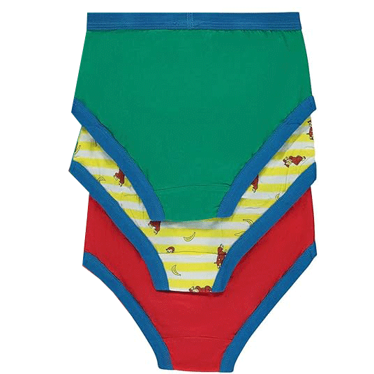 Curious George Boys' Assorted 3 Pack Underwear – Officially Licensed
