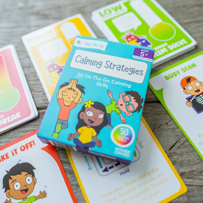 FDMT Open The Joy Calming Strategies Cards | Social-Emotional Learning (SEL) & Self-Regulation Cards for Kids (English or French)