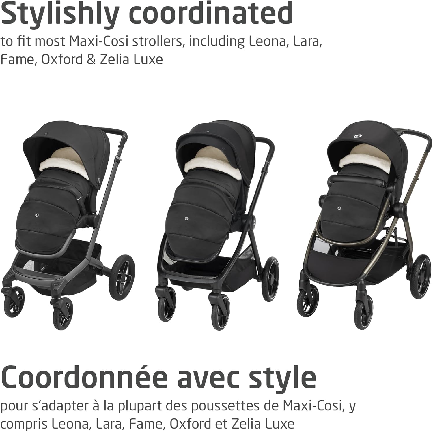 Maxi Cosi 2-in-1 Winter Footmuff – Sherpa Lined