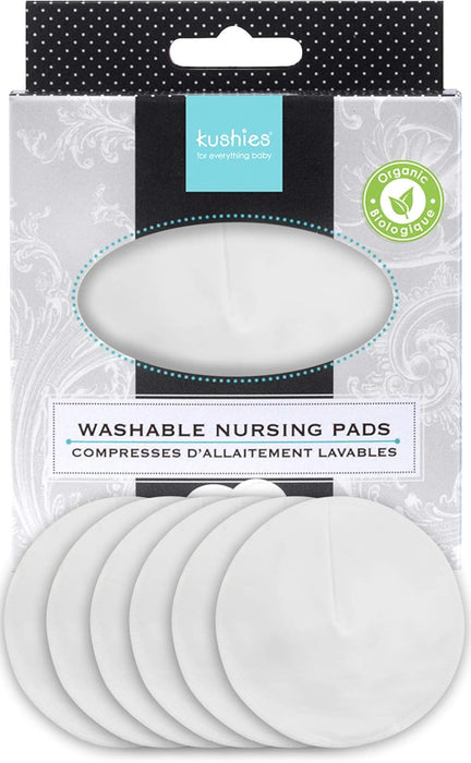 Coussinets d'allaitement Kushies en jersey bio | Lot de 6