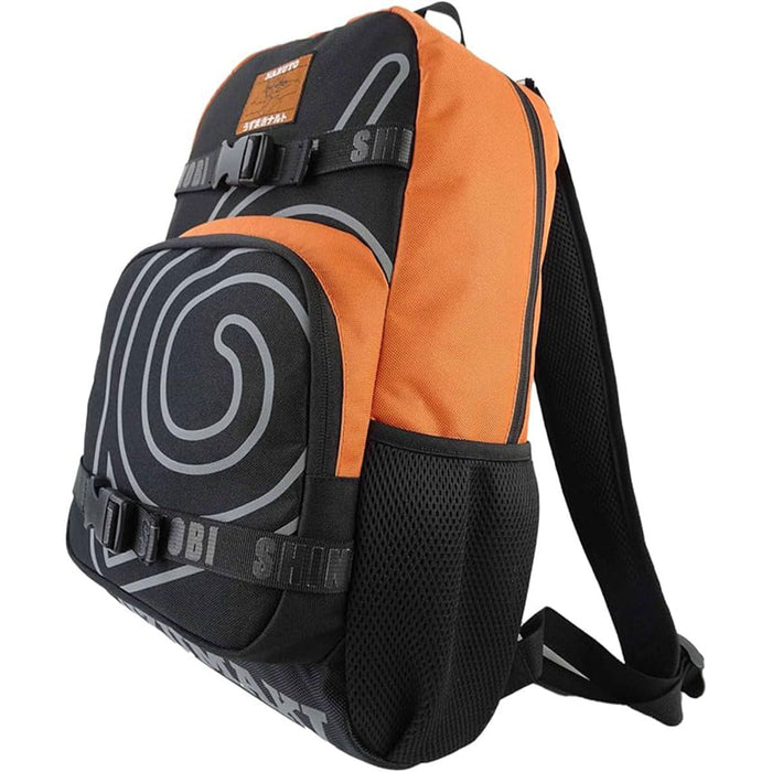 Bioworld Naruto Uzumaki Backpack Printed With Skateboard Straps