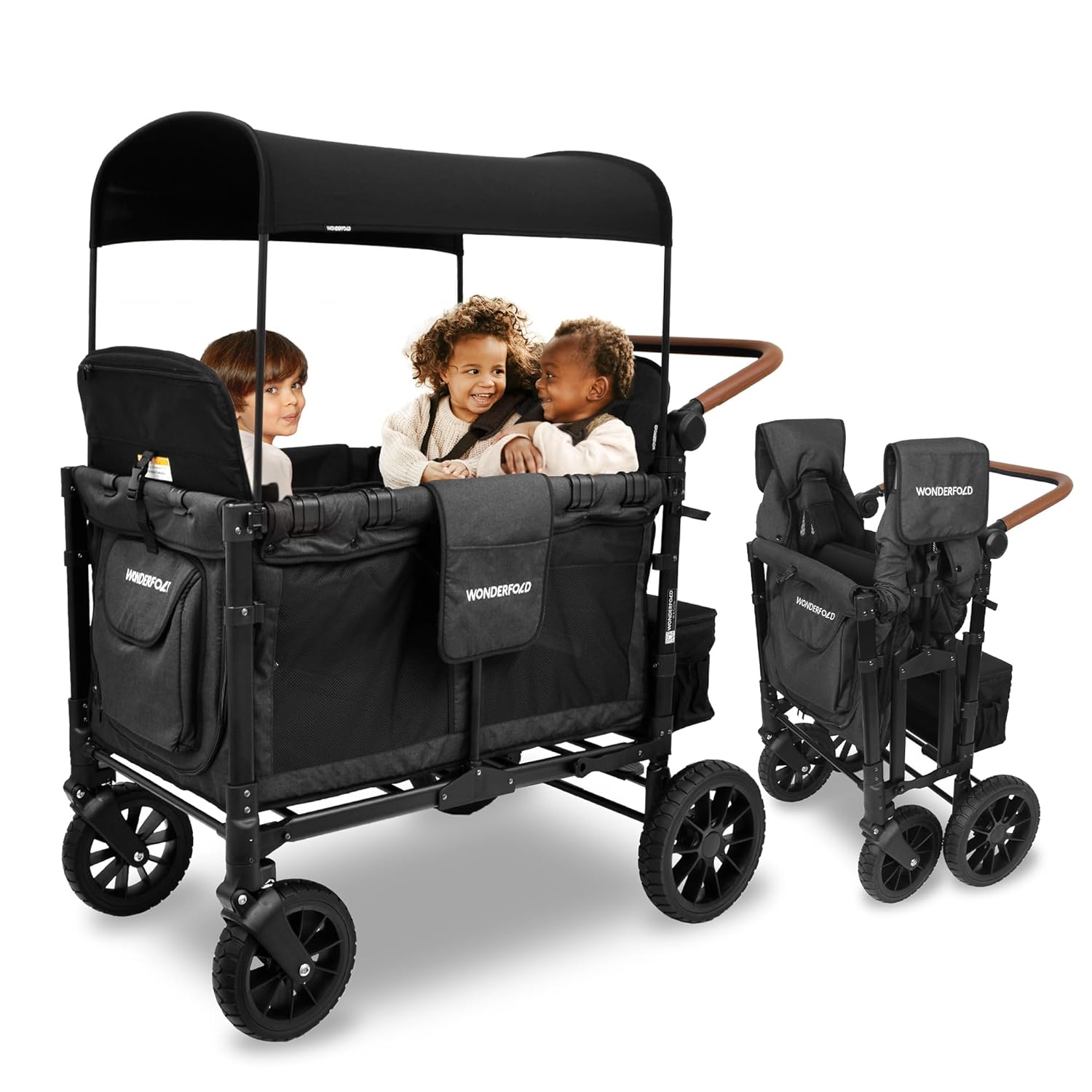 Poussette-wagon quadruple Wonderfold W4 LUXE Premium Push