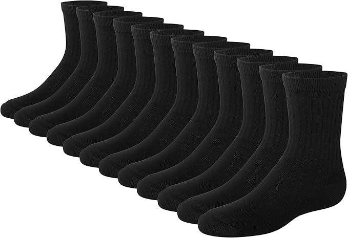 Chaussettes Hanes pour garçon, lot de 12, tailles S à L