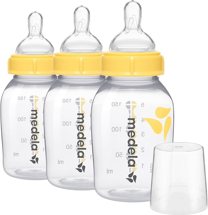 Medela Breast Milk Bottle with Nipple and Cap - 3 Pack (150ml/250ml)