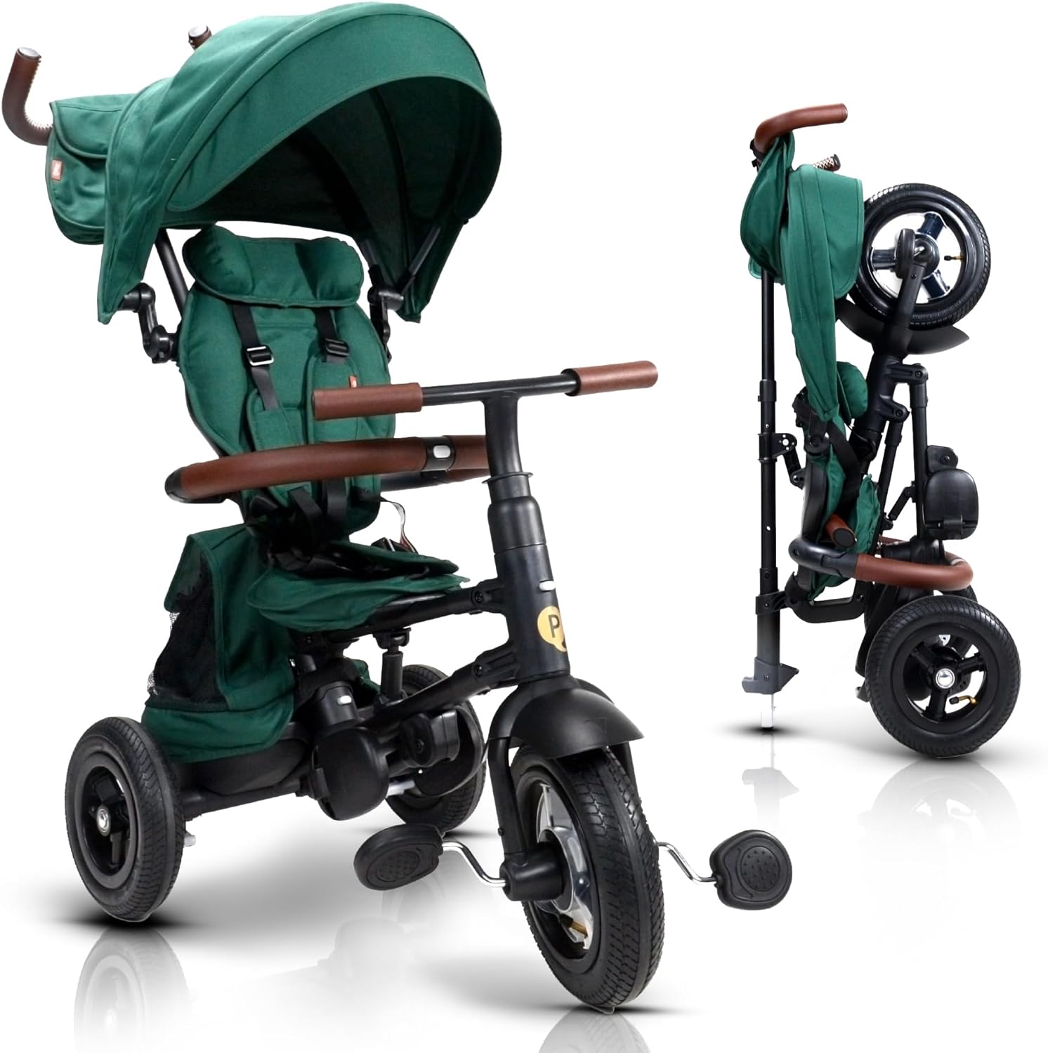 Poussette-tricycle Rito Plus pliable de Q Play  - Premium - Édition 2023