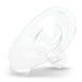 Philips Avent 18mm breast pump flange shown close-up on a white background.