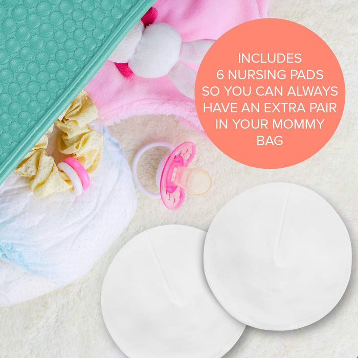 Coussinets d'allaitement Kushies en jersey bio | Lot de 6