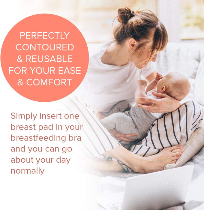 Coussinets d'allaitement Kushies en jersey bio | Lot de 6