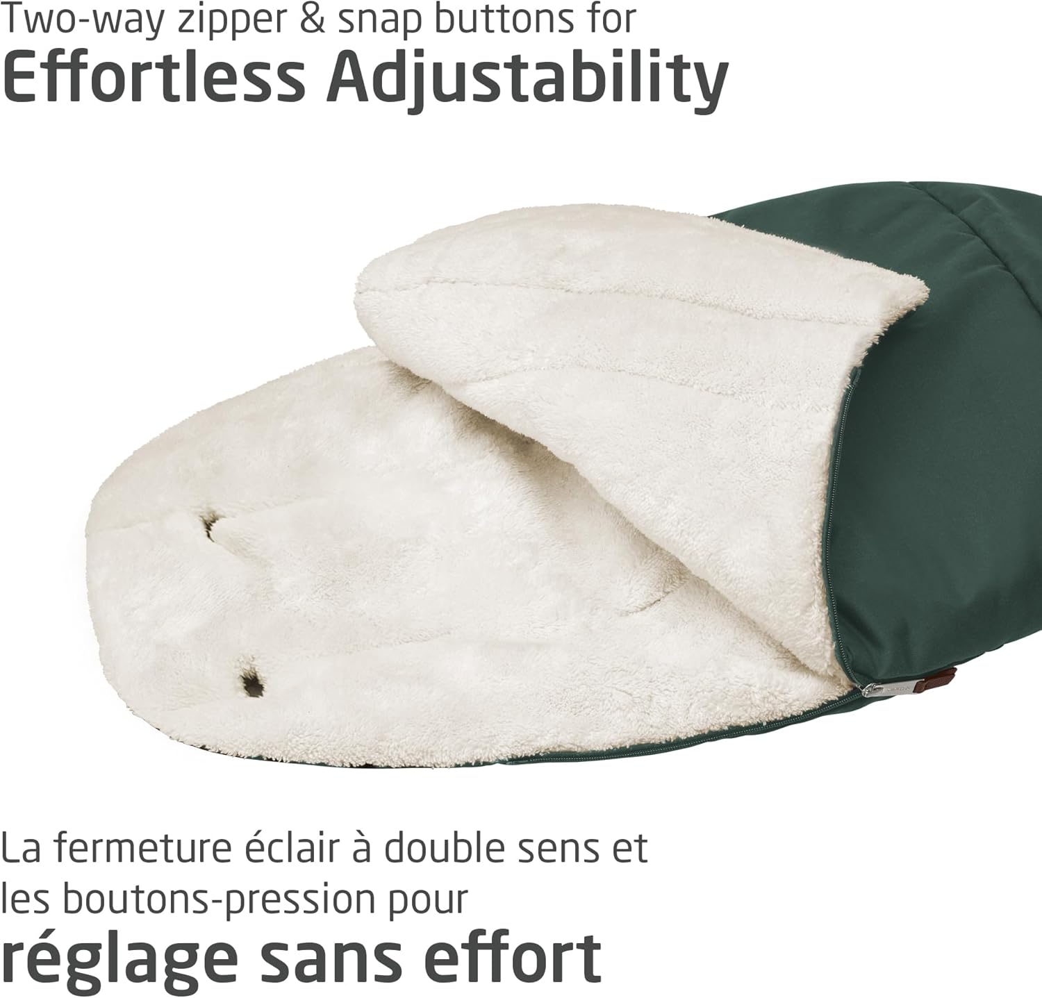 Maxi Cosi 2-in-1 Winter Footmuff – Sherpa Lined