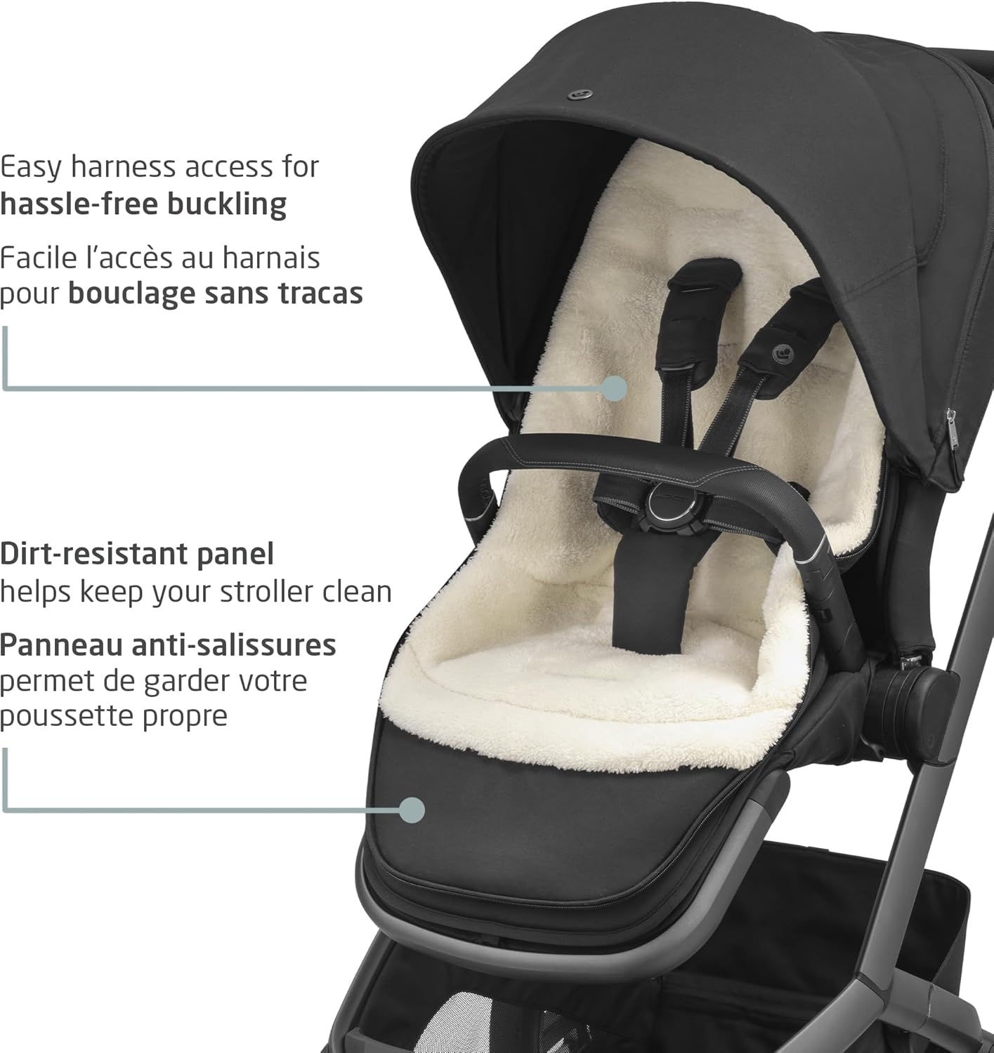 Maxi Cosi 2-in-1 Winter Footmuff – Sherpa Lined