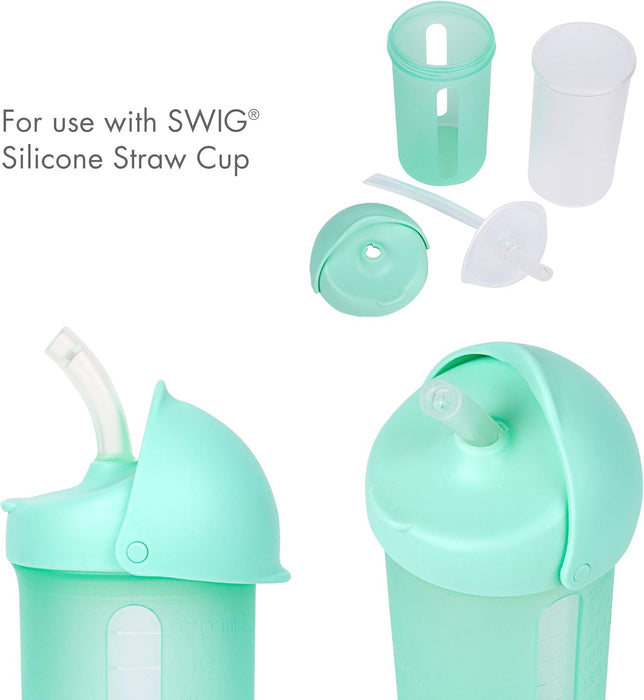 Boon Swig Cup Replacement Silicone Straws - 2 Count