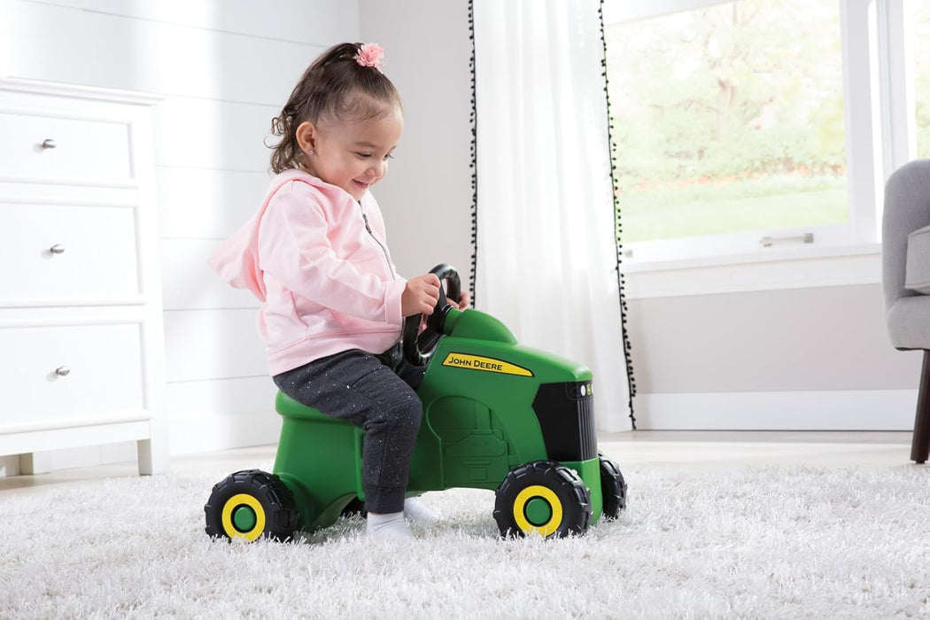 John Deere John Deere Sit N Scoot Tractor Kids Ride On Toy Goldtex