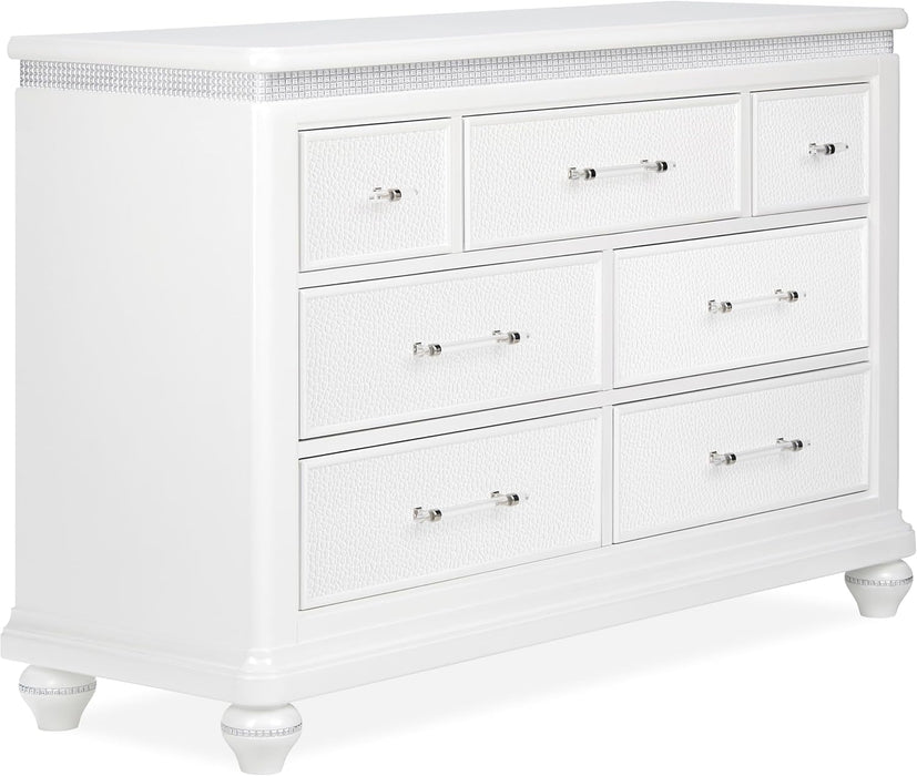 Commode double Evolur Nova à 7 tiroirs