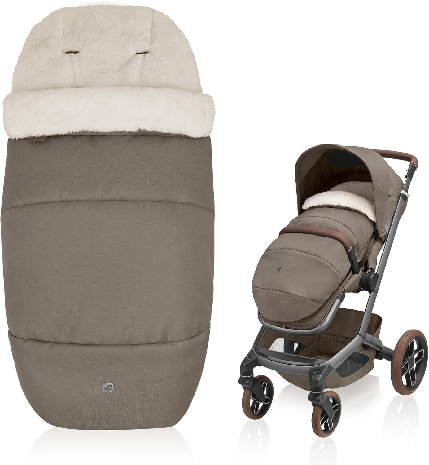 Maxi Cosi 2-in-1 Winter Footmuff – Sherpa Lined