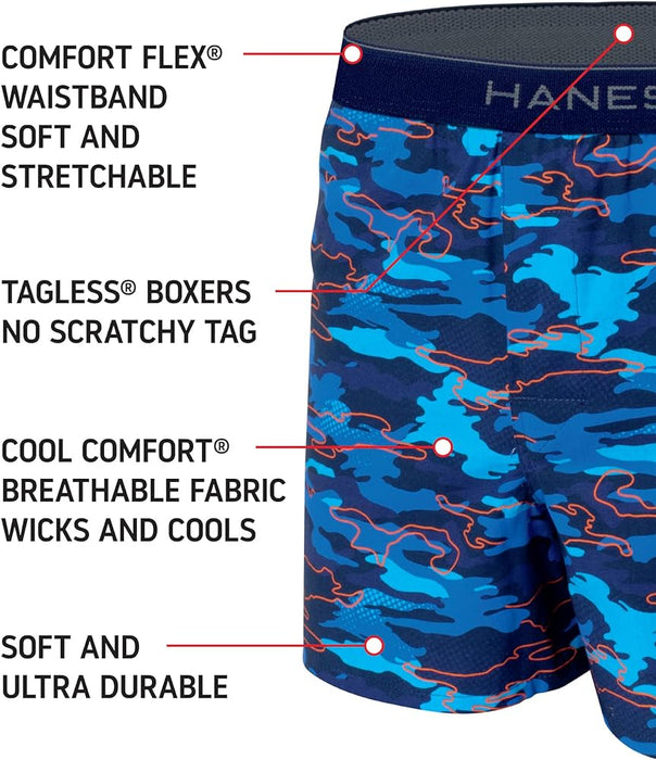 Hanes Boys ComfortSoft Boxer Briefs - 3pk