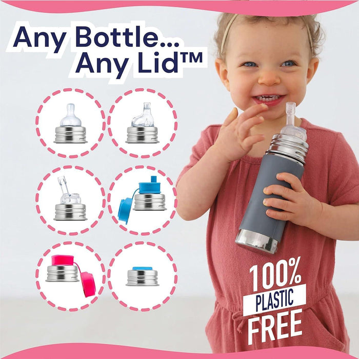 Pura Kiki® Stainless Steel Children Staw Cup│325ml