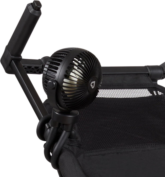 Ventilateur de poussette portable Munchkin avec batterie rechargeable et lumières LED